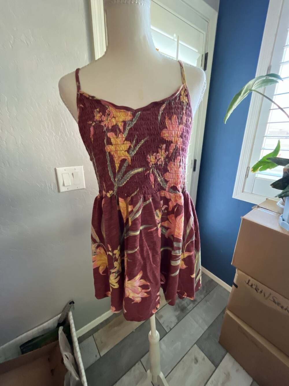 Torrid Floral Babydoll Blouse Size 2